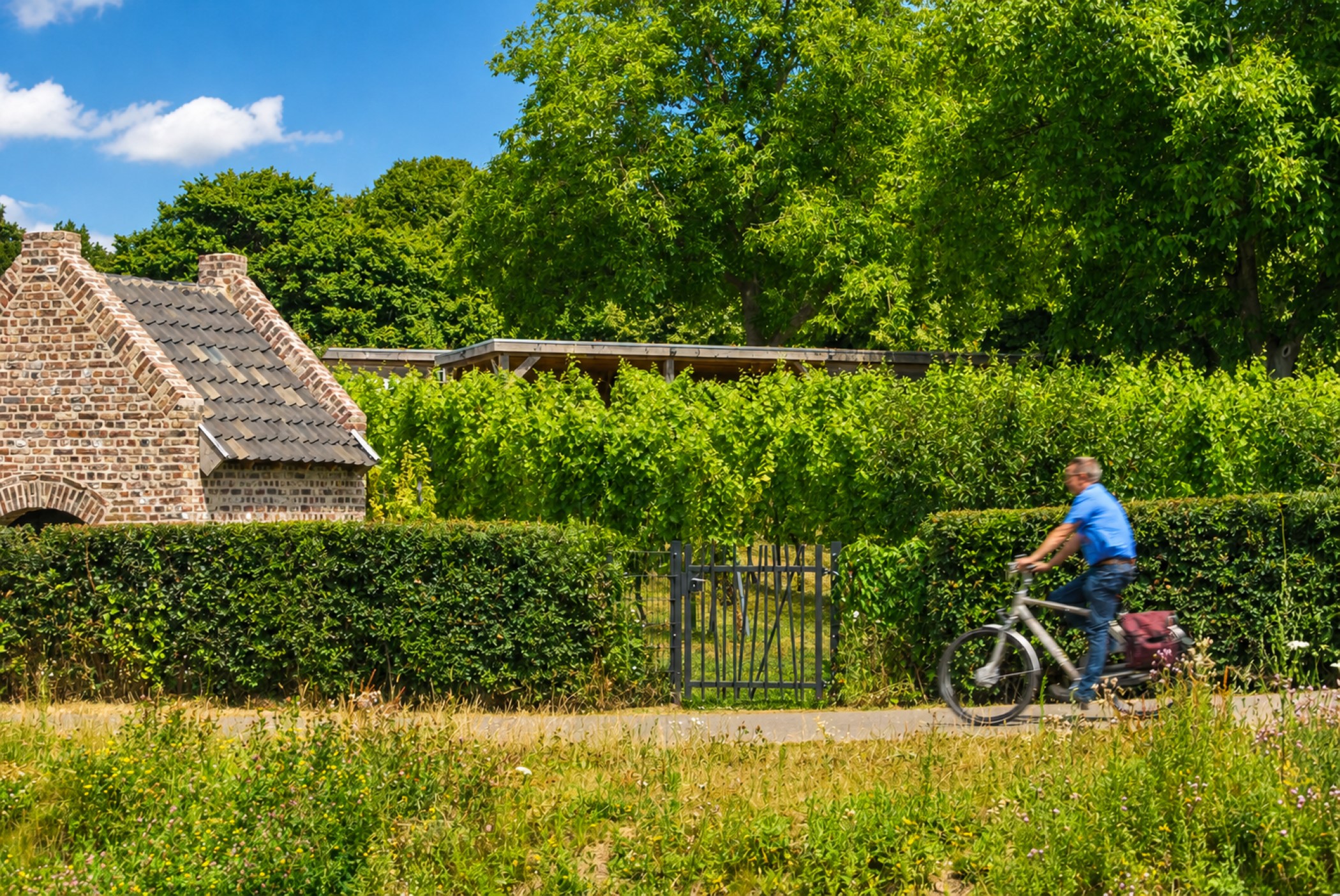 Gezamenlijke Fietstocht langs open Wijngaarden