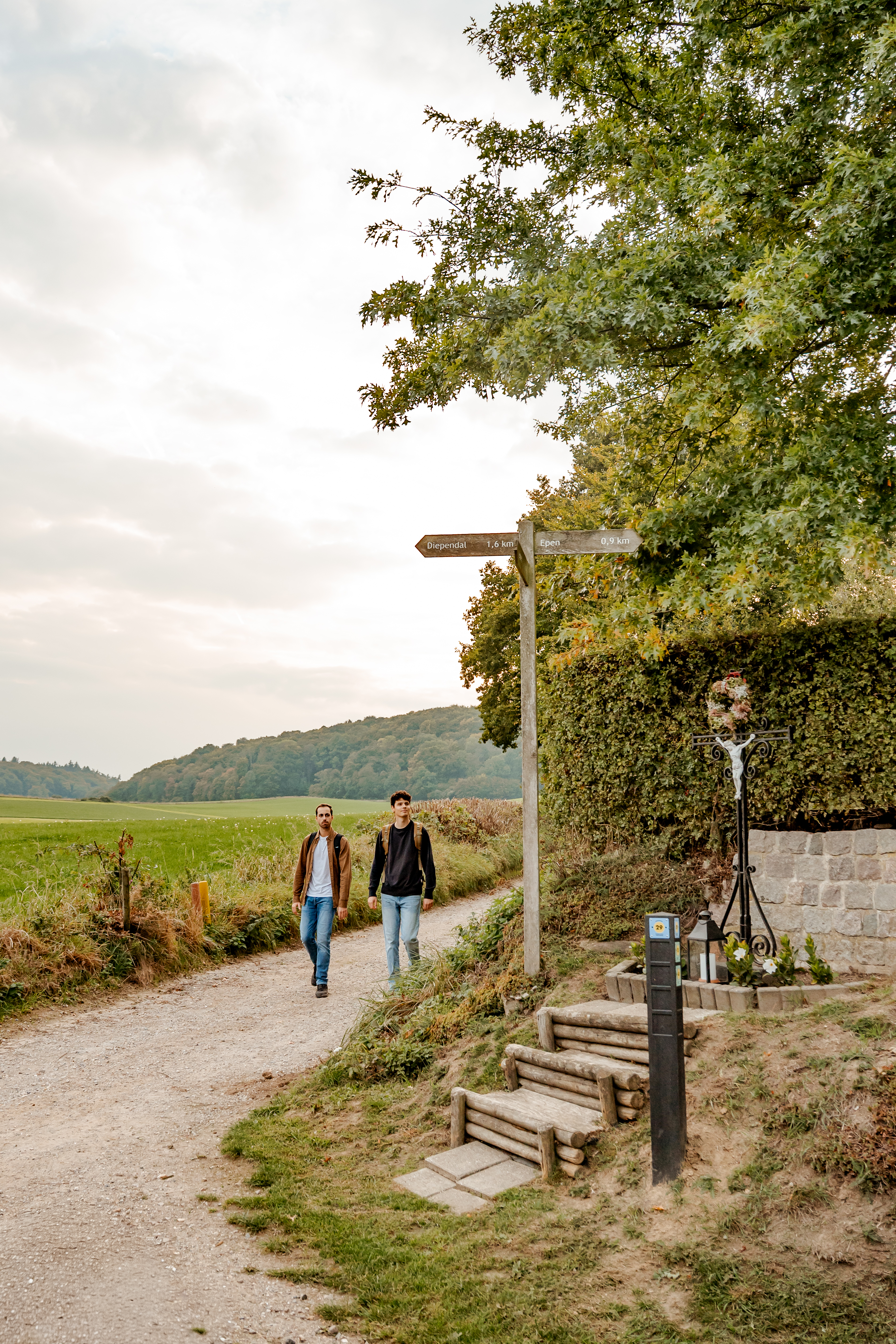 Wandelroute Gulpen-Wittem - Kruistocht op wandelschoenen